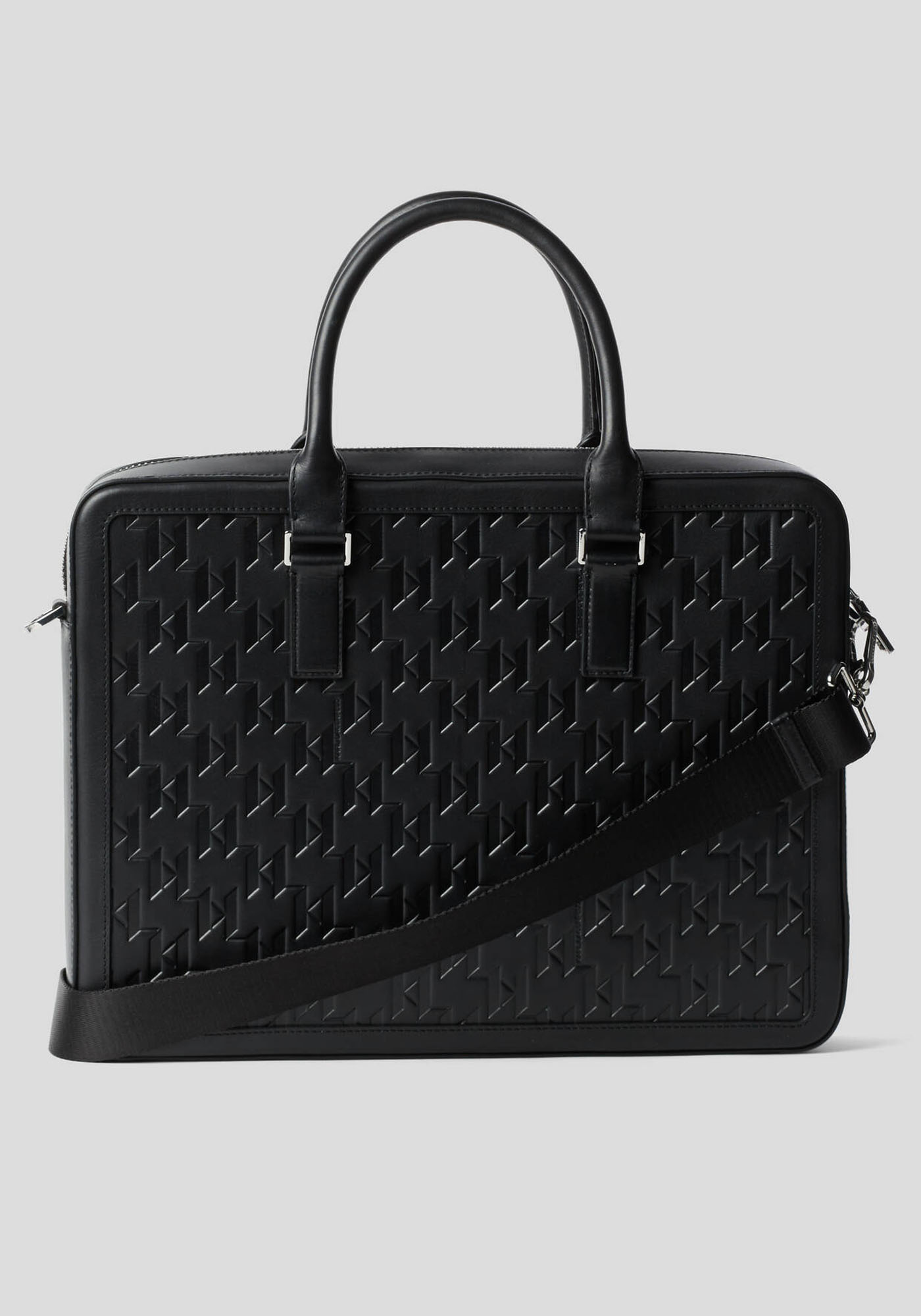 Karl Lagerfeld Briefcase της σειράς Loom - 235M3007 A999 Black φωτογραφία