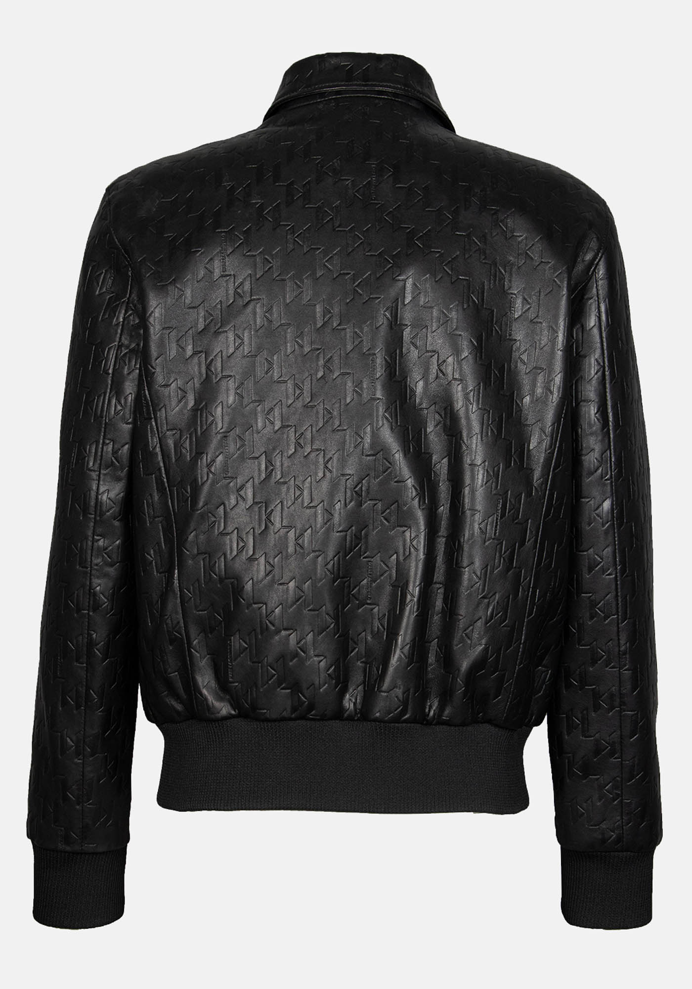 Karl Lagerfeld Δερμάτινο Jacket της σειράς Blouson - 555000 544400 990 Black φωτογραφία