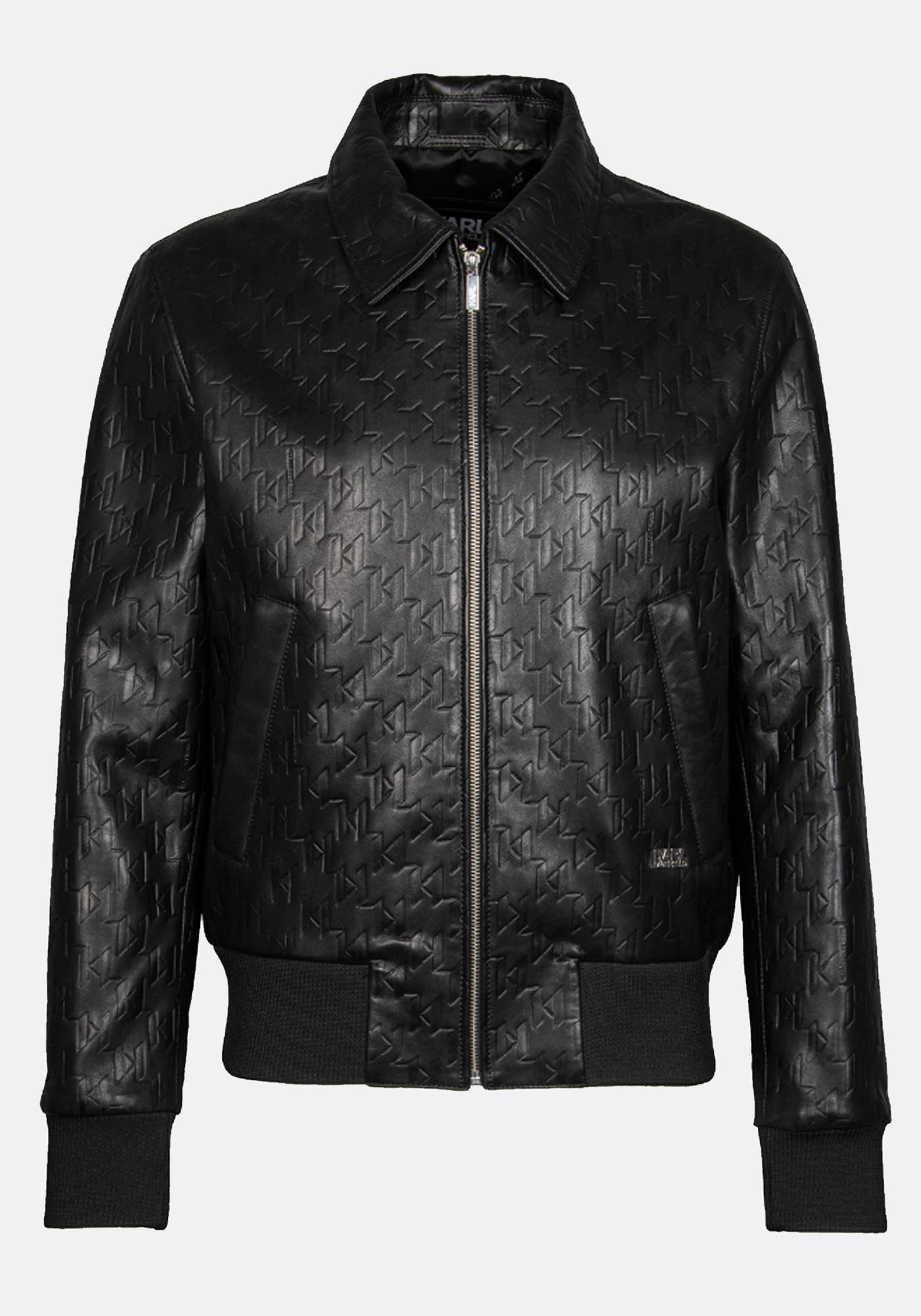 Karl Lagerfeld Karl Lagerfeld Δερμάτινο Jacket της σειράς Blouson - 555000 544400 990 Black