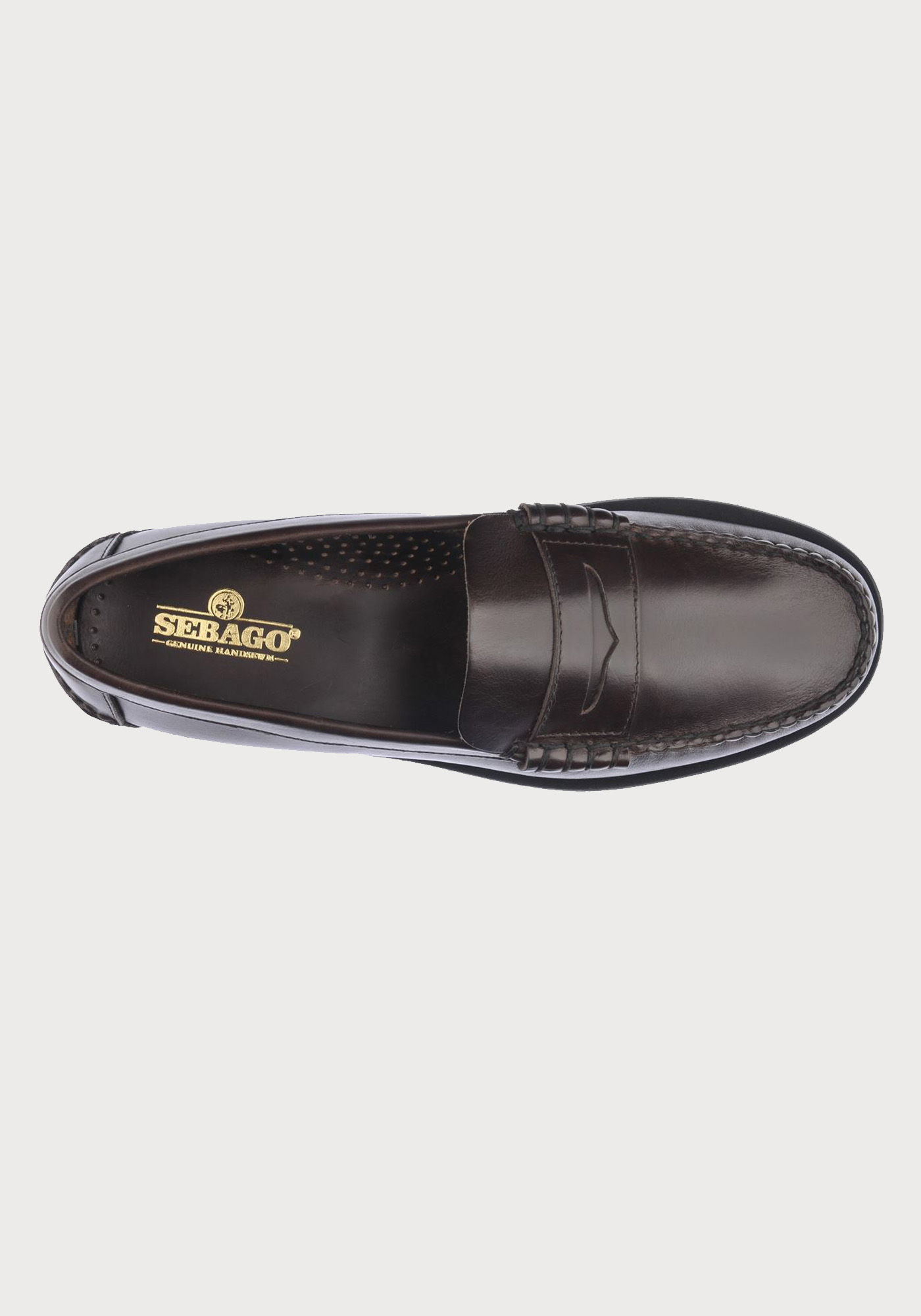 Sebago Δερμάτινα Loafer της σειράς Dan Waxy - 7001H90 900 Brown φωτογραφία