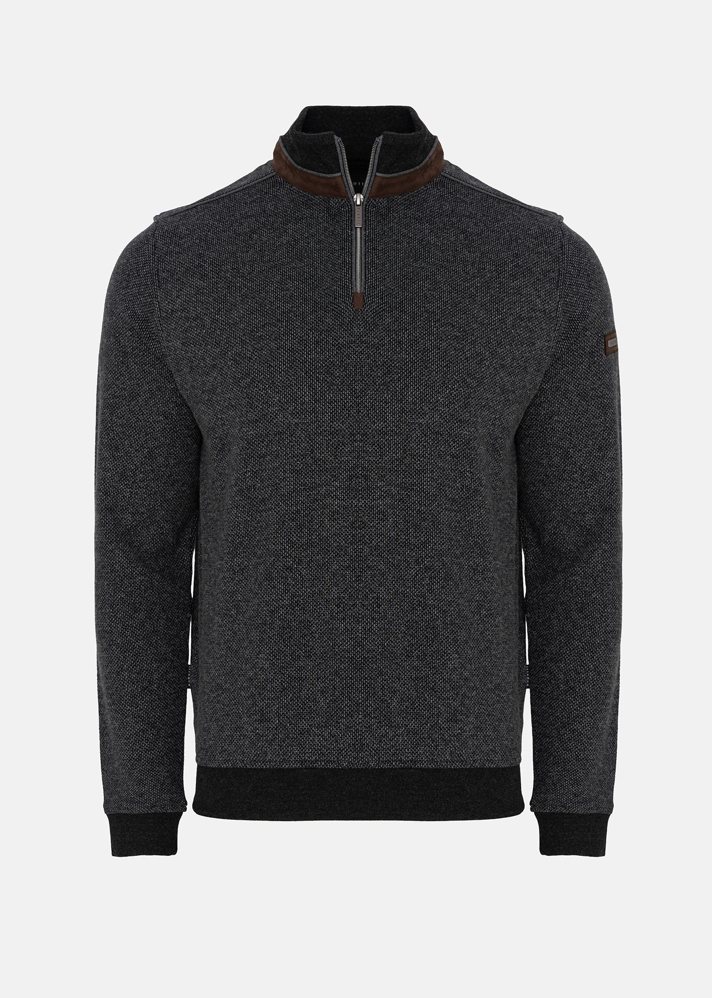 Bugatti Sportswear Bugatti Sweater της σειράς Troyer - 8550 65060B 280 Grey