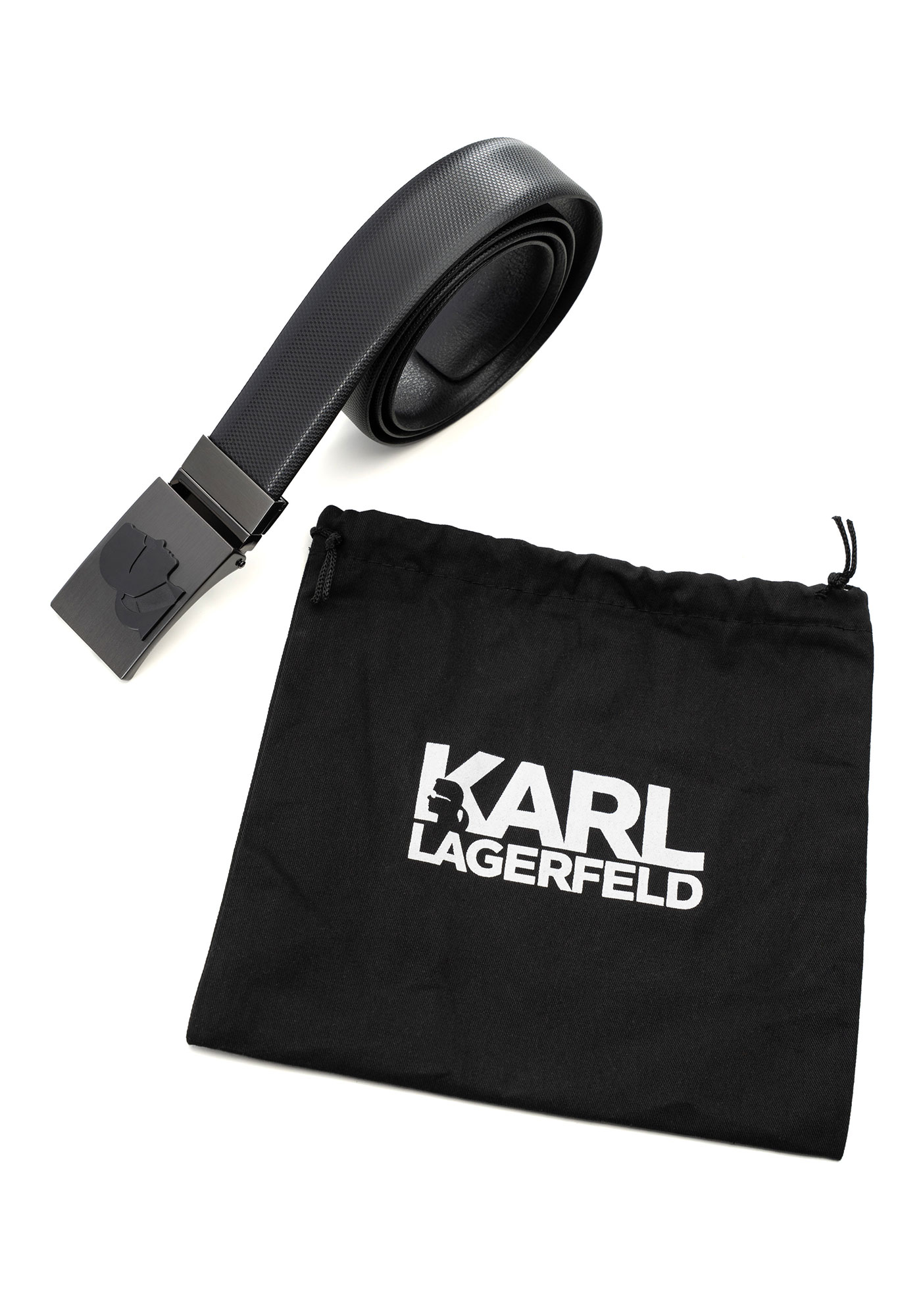 Karl Lagerfeld Ζώνη της σειράς Rev - 815302 544433 990 Black φωτογραφία