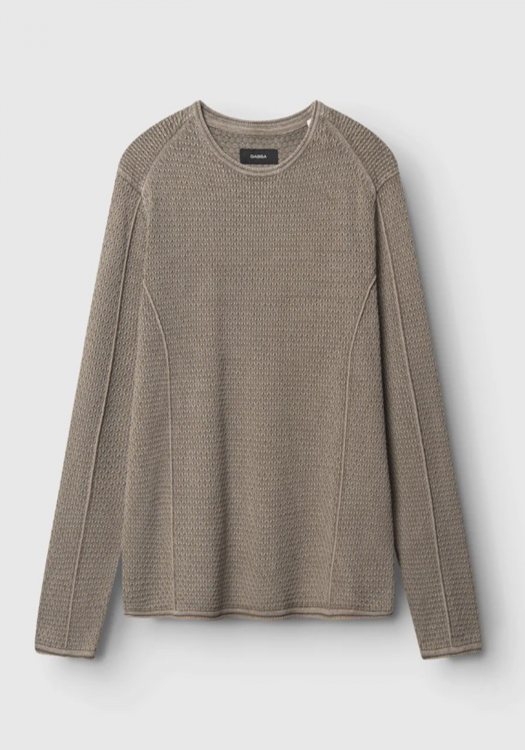 GABBA Πλεκτή μπλούζα της σειράς Lima Bow Ls  - 11059 0026 Sand Cashmere