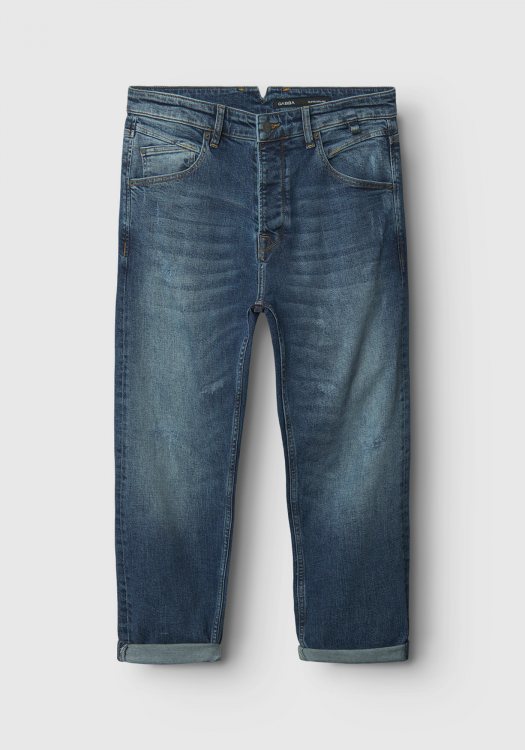 GABBA Jean Παντελόνι της σειράς Alex Cros - 11159 5002 Mid Blue Denim