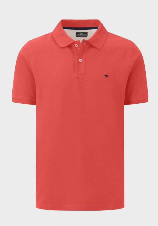 Fynch Hatton Polo Μπλούζα της σειράς Supima Cotton - 1413 1700 361 Orient Red