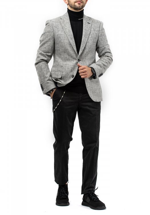 Fragosto Blazer Spiwool - 003 Grey