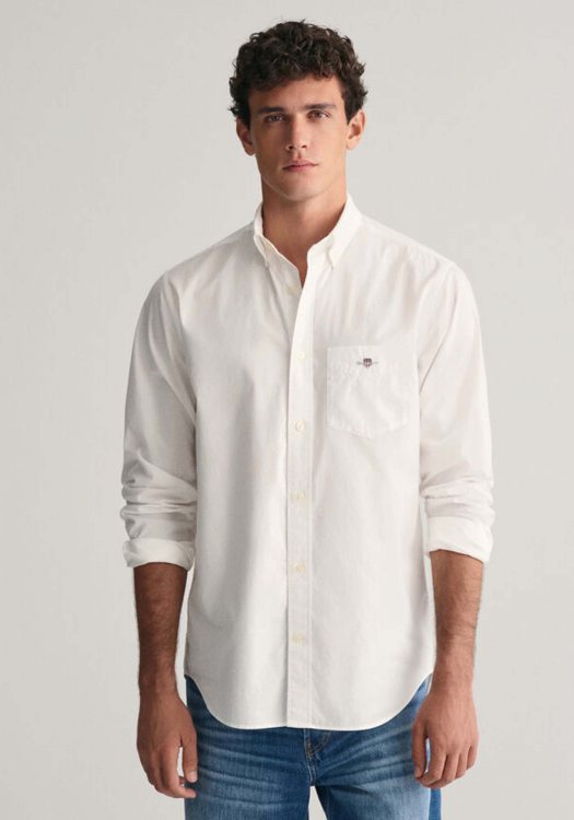 GANT Πουκάμισο της σειράς Poplin - 3000100 110 White