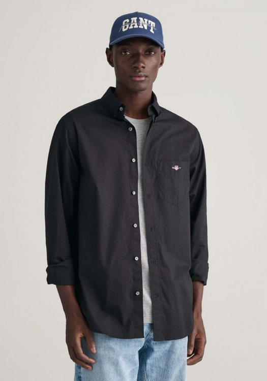 GANT Πουκάμισο της σειράς Poplin - 3000100 005 Black