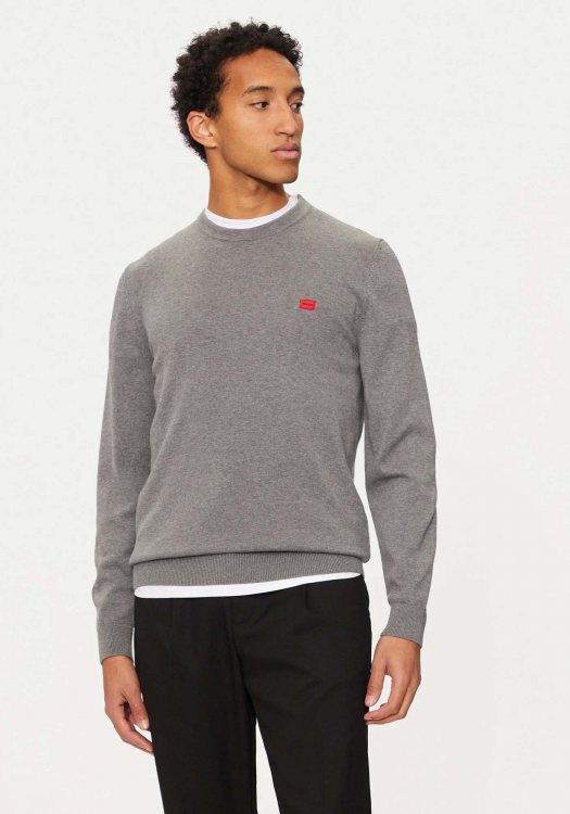 HUGO Pullover της σειράς San Cassius - 50475083 034 Grey