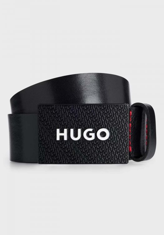 HUGO Ζώνη της σειράς Gilao - 50480856 001 Black