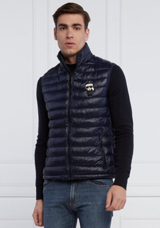 Karl Lagerfeld Αμάνικο Μπουφάν της σειράς Vest - 505023 521590 690 Blue