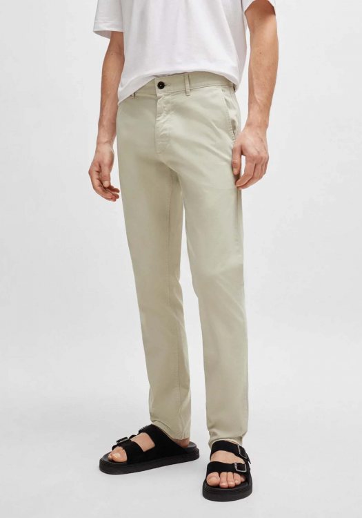 BOSS Υφασμάτινο Παντελόνι της σειράς Chino - 50510933 271 Light Beige