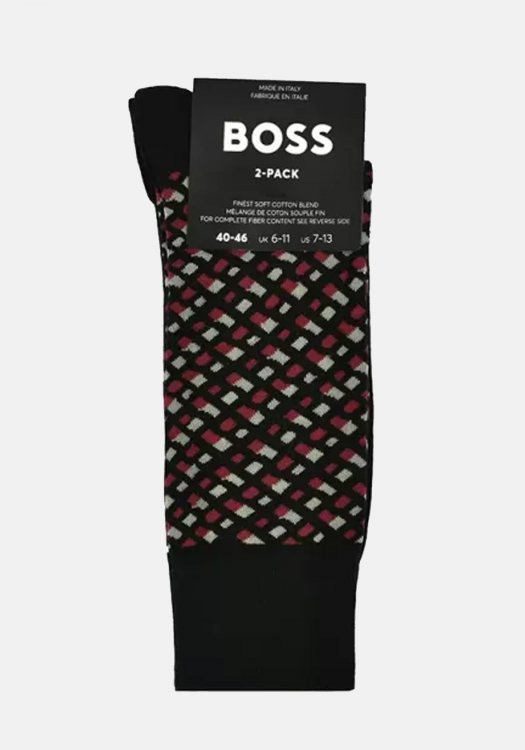 BOSS 2P Κάλτσες της σειράς Monogram - 50515141 003 Black