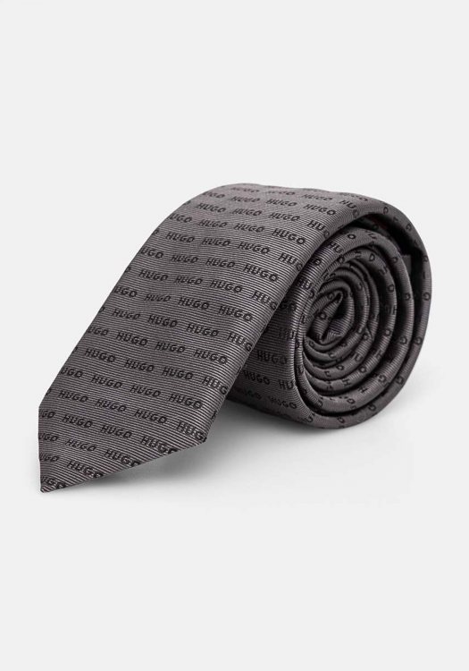 HUGO Γραβάτα της σειράς H-Tie 6 cm - 50520636 034 Medium Grey