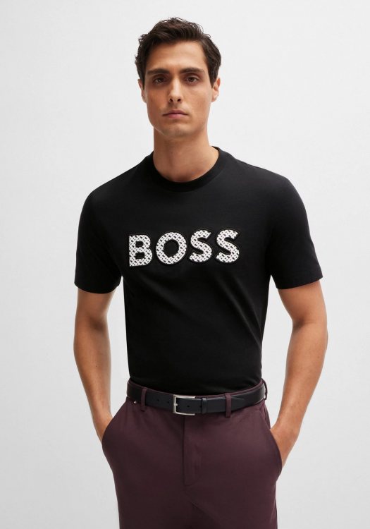 BOSS Κοντομάνικη T-shirt της σειράς Thompson 06 - 50521520 002 Black