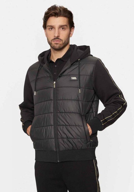 Karl Lagerfeld Μπουφάν της σειράς Hooded Blouson - 505404 551560 990 Black