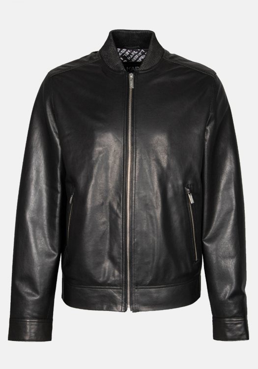 Karl Lagerfeld Δερμάτινο Jacket της σειράς Blouson - 555080 533400 990 Black