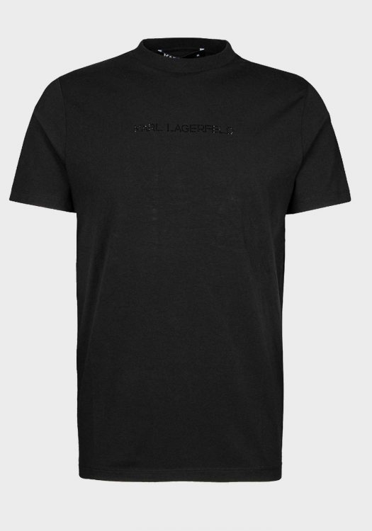 Karl Lagerfeld T Shirt της σειράς Crewneck - 755421 542221 990 Black