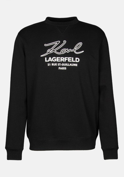 Karl Lagerfeld Hoodie της σειράς Crewneck - 705025 544910 990 Black