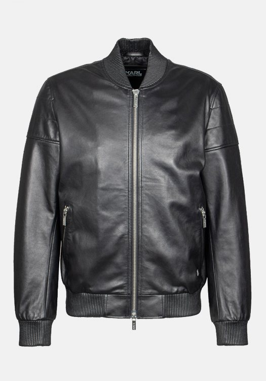 KARL LAGERFELD Δερμάτινο Jacket της σειράς Racer -  555020 544420 990 Black