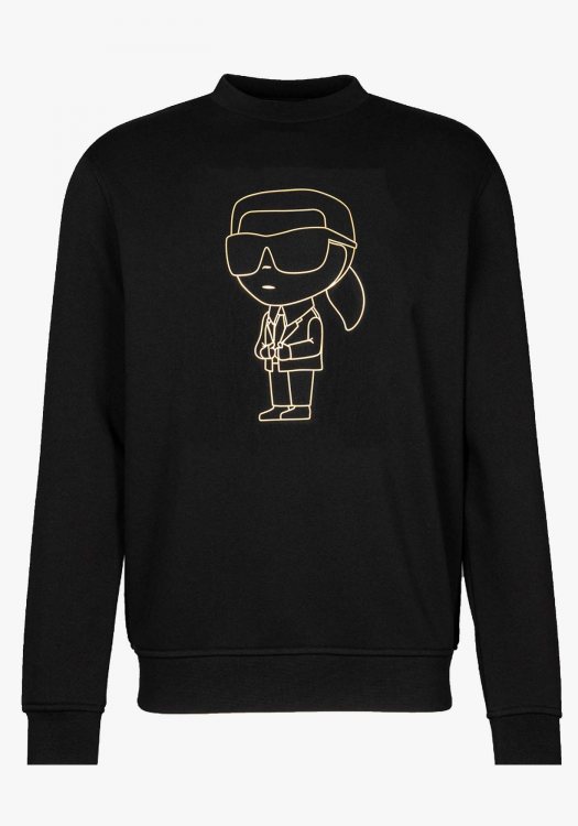 Karl Lagerfeld Hoodie της σειράς Crewneck - 705034  544910 160 Black