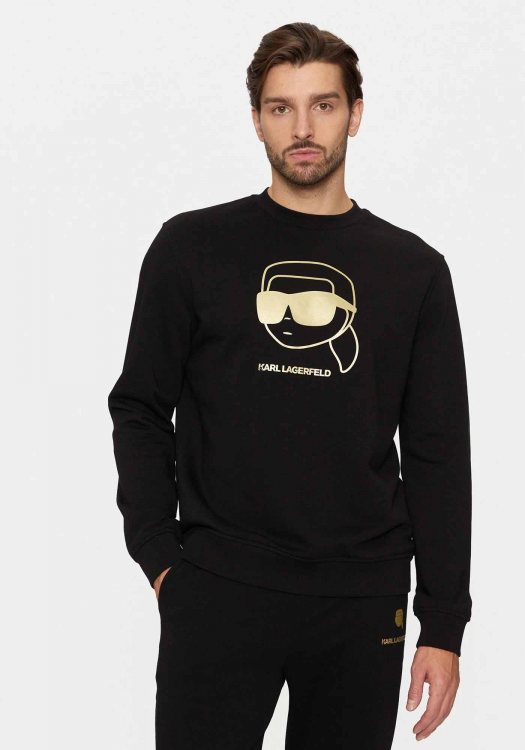 Karl Lagerfeld Hoodie της σειράς Crewneck - 705462 551900 990 Black