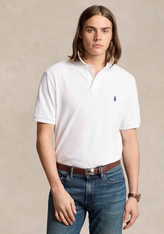 Polo Ralph Lauren Polo Μπλούζα της σειράς Iconic - 710666998 002 White