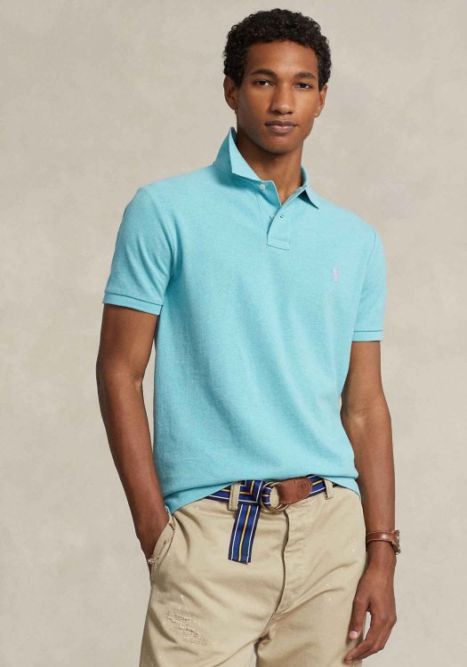 Polo Ralph Lauren Polo Μπλούζα της σειράς Stretch Mesh - 710680784 368 Light Blue