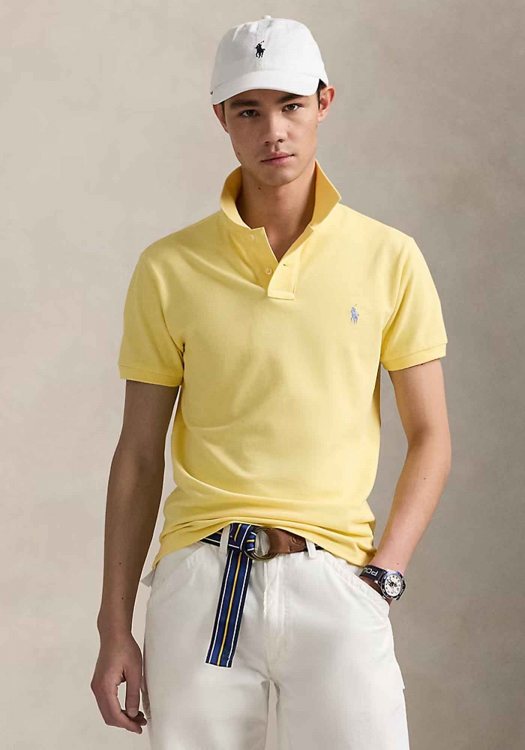 Polo Ralph Lauren Polo Μπλούζα της σειράς Stretch Mesh - 710680784 414 Resort Gold