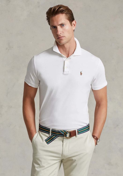 Polo Ralph Lauren Μπλούζα της σειράς Soft Cotton - 710713130 003 White