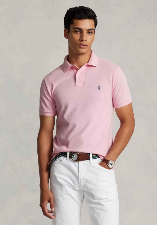 Polo Ralph Lauren Polo Μπλούζα της σειράς Iconic - 710782592 033 Carmel Pink