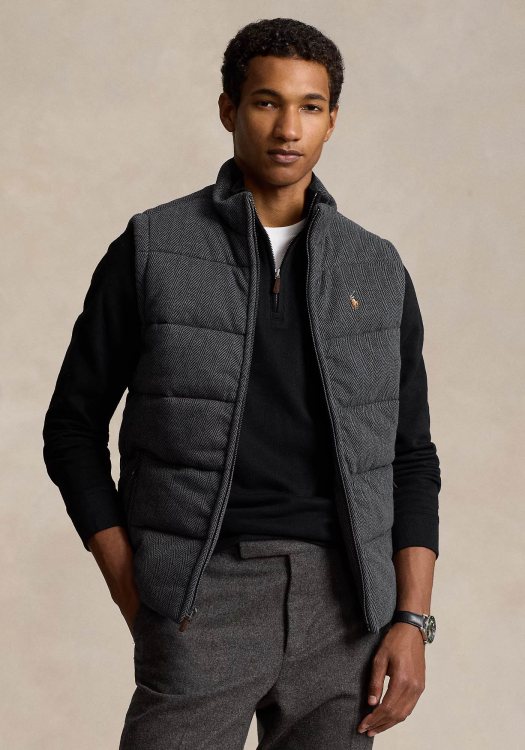 Polo Ralph Lauren Αμάνικο Μπουφάν της σειράς Gilet - 710951693 002 Stadium Grey 