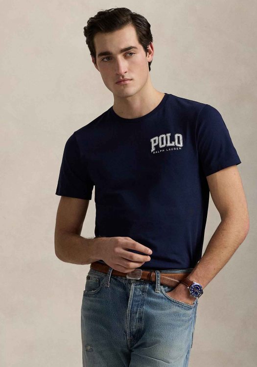 Polo Ralph Lauren Μπλούζα της σειράς Logo - 710960572 001 Cruise Navy