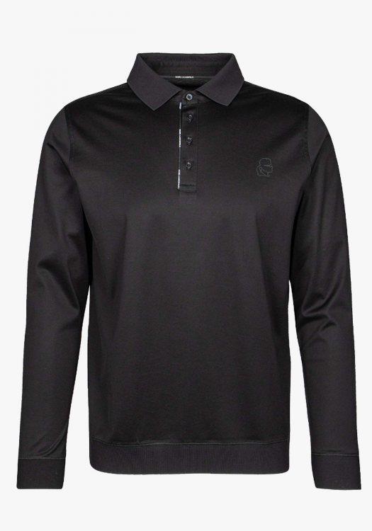 Karl Lagerfeld Polo Μπλούζα της σειράς Polo - 745002 544200 990 Black