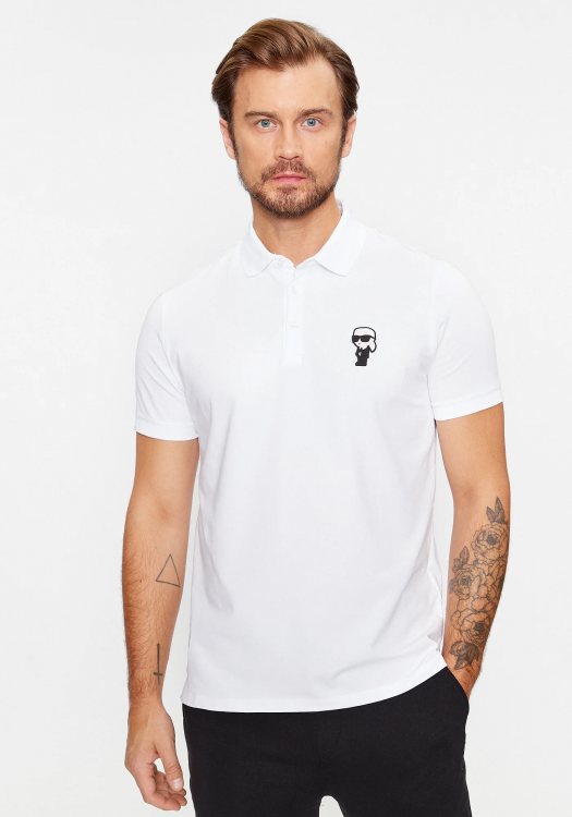 Karl Lagerfeld Polo Μπλούζα της σειράς Nos - 745022 500221 10 White