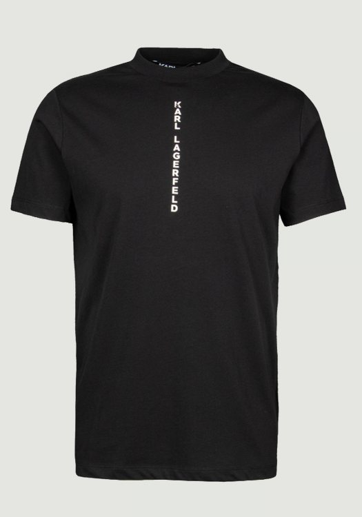 Karl Lagerfeld T Shirt της σειράς Crewneck - 755058 542224 990 Black
