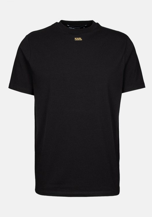 Karl Lagerfeld T Shirt της σειράς Crewneck - 755058 552235 160 Black Gold