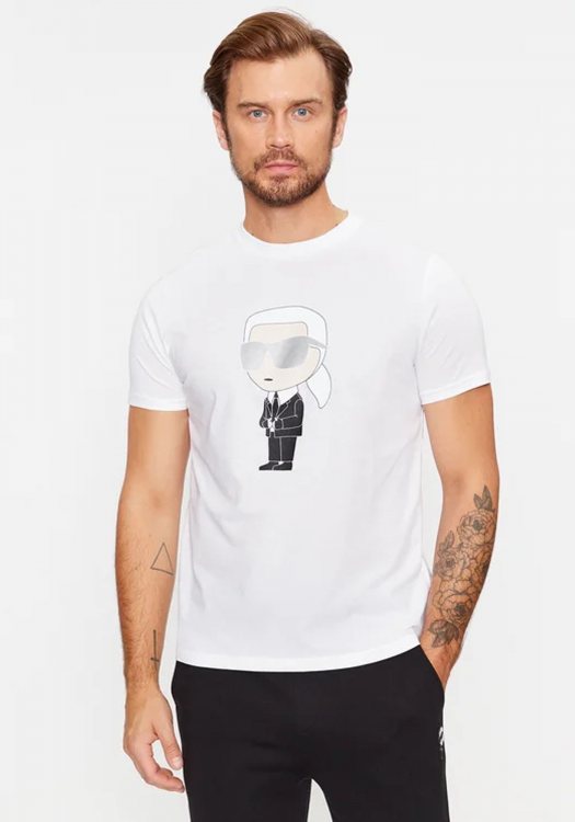 Karl Lagerfeld Μπλούζα της σειράς Crewneck - 755071 500251 10 White