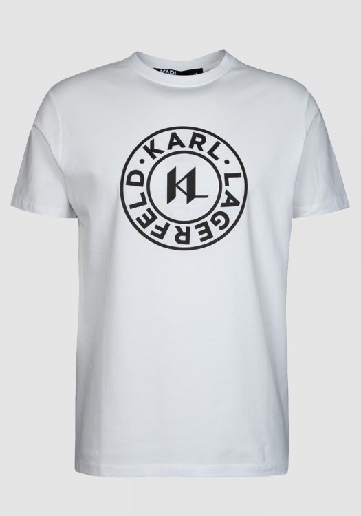 Karl Lagerfeld T Shirt της σειράς Pre - 755080 543221 10 White