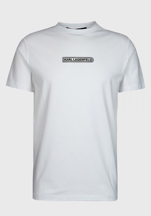 Karl Lagerfeld T Shirt της σειράς Crewneck - 755085 543221 10 White