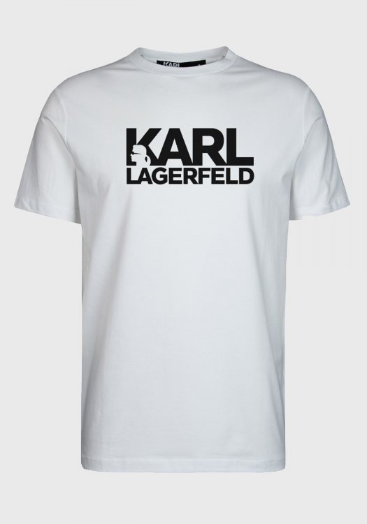 Karl Lagerfeld T Shirt της σειράς Crewneck - 755087 543235 10 White