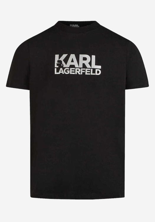 Karl Lagerfeld T Shirt της σειράς Crewneck - 755087 544235 910 Silver