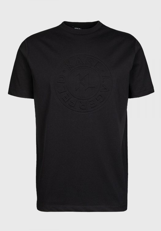 Karl Lagerfeld T Shirt της σειράς Crewneck - 755401 543225 990 Black