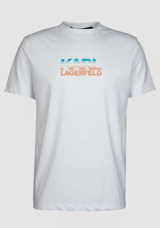 Karl Lagerfeld T Shirt της σειράς Pre -755404 543225 10 White