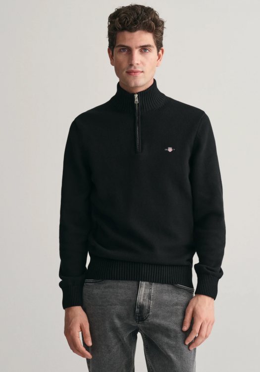 GANT Pullover της σειράς Half Zip - 8030170 005 Black