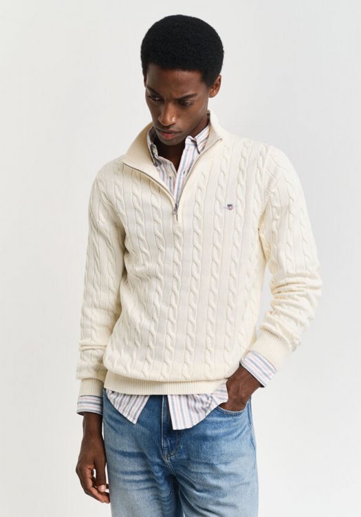 GANT Pullover της σειράς Cable - 8050603 130 Cream