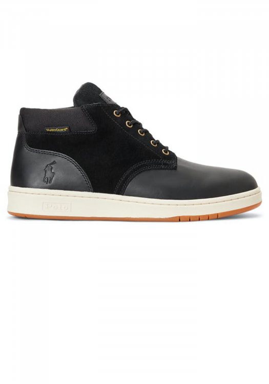 Polo Ralph Lauren Δερμάτινα Low Boots της σειράς Sneaker Boot - 809855863 003 Black