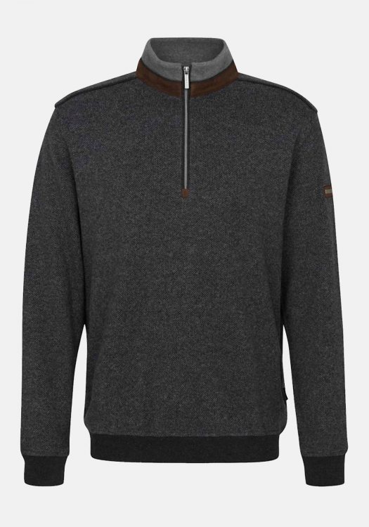 Bugatti Sweater της σειράς Troyer - 8550 65060B 280 Grey