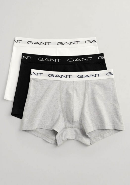 GANT Pack 3 Boxers της σειράς Trunk - 900013003 093 Grey Melange