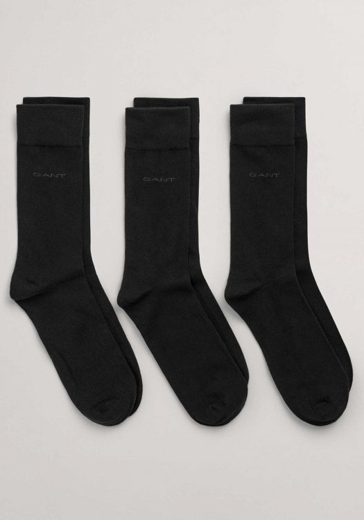 GANT 3P Κάλτσες της σειράς Ankle Socks - 9960256 005 Black